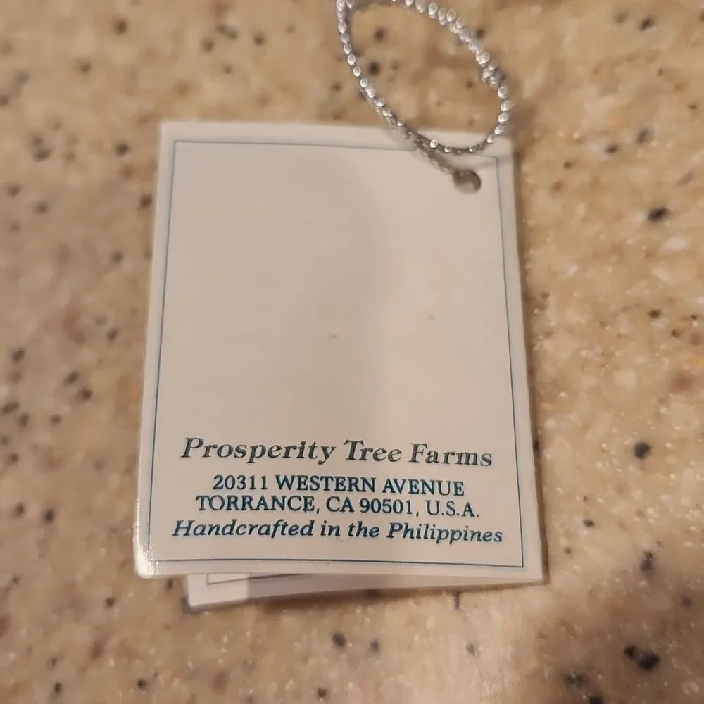 Silver Shell Christmas Ornament Prosperity Tree Farms New